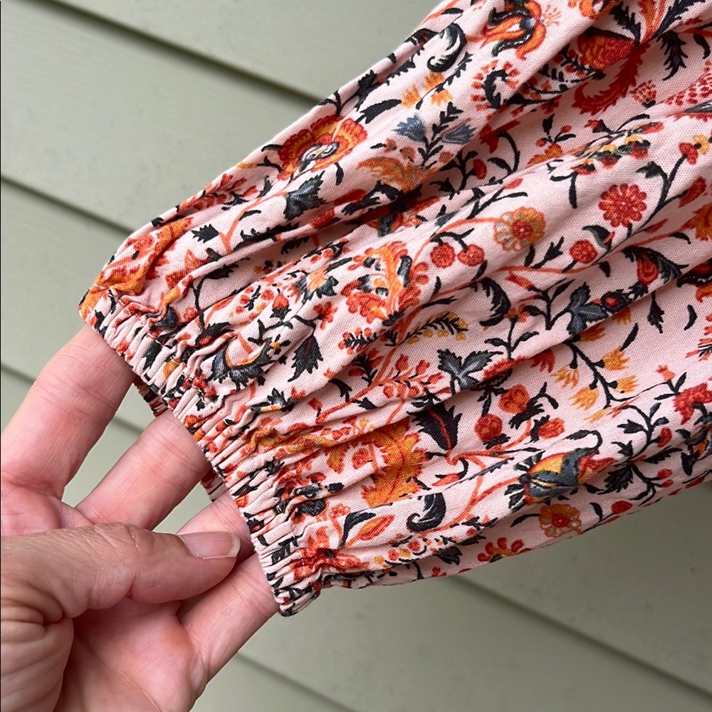 BNWOT Old Navy Pink and White Bishop Sleeve Sundress - Picture 5 of 16